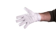 Handbell Gloves Ultima Leather- White Small One Pair Thumbnail